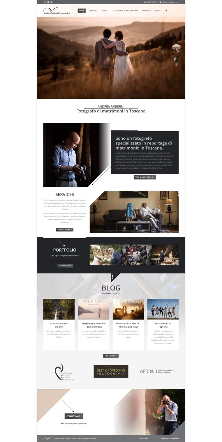 Sito web Andrea Fabbrini