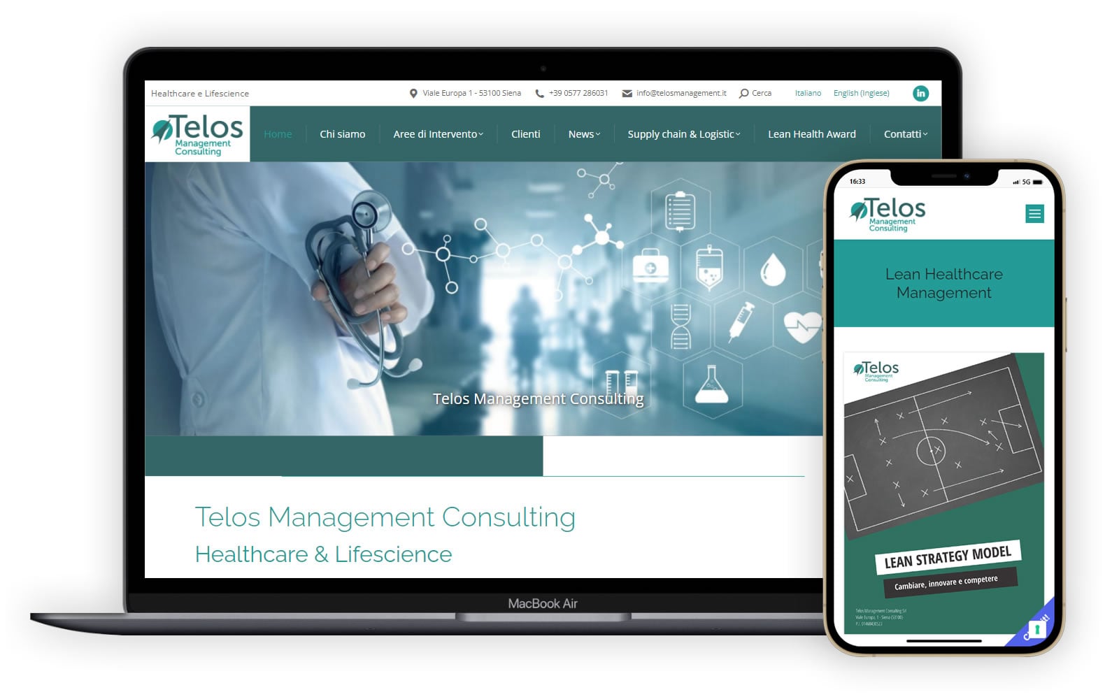 Sito web Telos Management